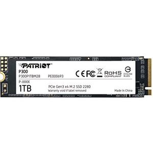 Patriot P300 - Interne SSD - 1TB - NVMe PCIe Gen 3x4 - M.2 2280