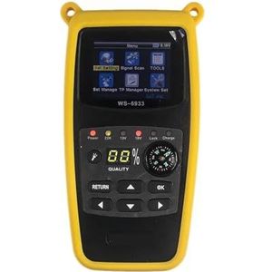 Digitale satellietzoeker WS-6933 DVB-S2 Band Digitale Satellietzoeker 2,1 Inch LCD-scherm DVB S2 Sat-meter voor het aanpassen van de satelliet-tv-schotel