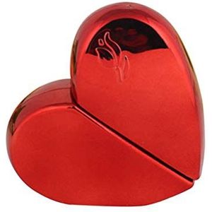 VICASKY 25 ML Parfum Verstuiver Fles Hartvorm Hervulbare Lege Mist Spray Flessen Water Lotion Vloeibare Container Dispenser voor Cosmetische Schoonmaakproducten Paars, Rood,blauw, Medium,