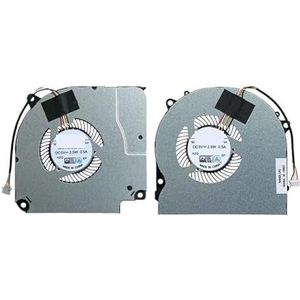 Laptop CPU GPU-koeler Heatsink-ventilator voor Shinelon T3 PRO EGC-77100V1-0AH 6-31-NH5E2-202 EFC-70100V1-0AH Radiator Thermisch(CPU and GPU fan)