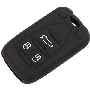 Afstandsbediening Autosleutel Siliconen Hoes Case voor alfa voor romeo 159 giulietta Brera 156 A159 Q4 GT 946 Spider-black