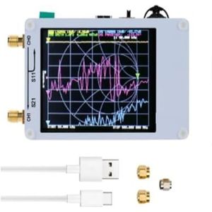 Spectrumanalysator, VNA Vector Netwerk Analyzer 50 KHz-900 MHz Digitale Aanraakscherm Kortegolf MF HF VHF UHF Antenne Analyzer staande Golf