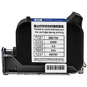 Handheld inkjetprinter, 12.7mm Handheld Smart Printer Draagbare Kleine Codeermachine Meertalige Afdrukken Logo Sneldrogende Inkjet Printers(Yellow quick drying)