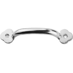 FJIXUO Metalen kastgreep 10 stuks antieke deurgrepen bronzen lade trekt kledingkast sieradendoos meubelgrepen (102 mm-zilver)