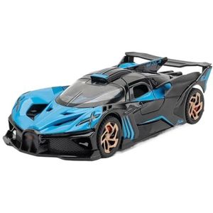 Voor Bugatti voor Bolide 1:32 Legering Sport Auto Model Diecasts & Speelgoed Voertuig Metalen Super Auto Auto Decoratie Gift auto speelgoedauto cadeau (Color : Blue)