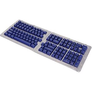 Mechanisch Toetsenbord Keycap, 132key Matte Uiterlijk PBT-Toetsenbord Keycaps OEM-hoogte voor Mechanisch Toetsenbord (Blauw Gele Letters)