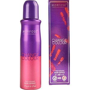 Morfose© | Change Colour Spray | Haarkleur Spray | van Paars naar Roze | Spray | 150 ML