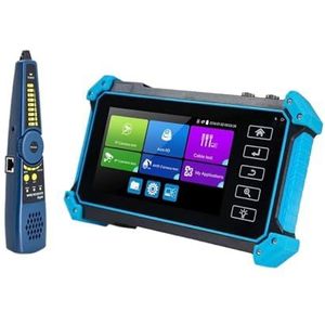 Videomonitor IPC5200 4K IP CCTV Tester 8MP AHD CVI TVI SDI Analoge Camera Testen H.265 Draagbare CCTV Monitor Met VGA In/uitgang Voor installatie en onderhoud op locatie(Blue 5200C Plus)