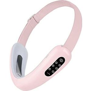BRAVOLUNE Facial Massager V Gezicht Massager Electric Gezicht Lifting Slimming Device V-lijn Up Lift Belt Machine Voor Gezichtsverzorging Pink