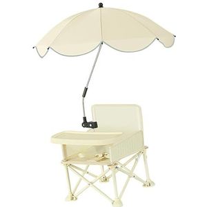 ALWIDA Travel Booster Seat - Stoel Zitting met Parasols - Opvouwbare Booster Seat met Verstelbare Dienblad en Parasols Voedingsstoel voor Kinderen van 6-36 jaar