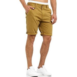 INDICODE JEANS - Cuba - Broek - Camel - Regular Fit - Knielengte