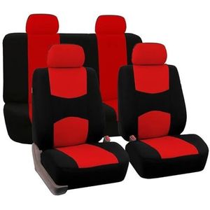 Beschermhoes Autostoel Voor Seat Voor Ateca Voor Arona Voor Ibiza Voor Leon Voor Toledo Voor Leon Voor ST Voor Cupra Aangepaste Kussenhoes(5Seats-red 20)