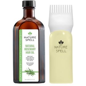 Nature Spell - Rozemarijnolie - 150 ml - Haarolie voor Haargroei - Behandel Droog en Beschadigd Haar
