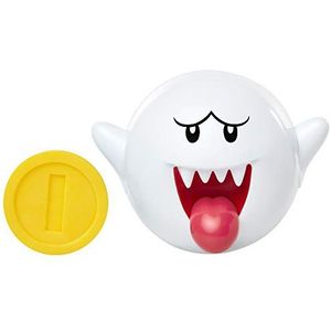 Jakks Pacific Nintendo Super Mario - Boo met munt - 10 cm figuur - Wave 23