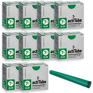 actiTube Slim-7mm actieve koolfilter 10 x 50 doos filter 10x50 (500)
