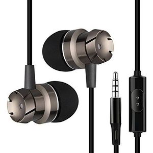 Ziyan In-Ear koptelefoon + microfoon oordopjes headset voor Huawei Samsung HTC bass geluid