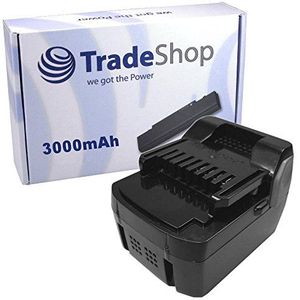 Trade-Shop Li-Ion accu, 14,4V / 3000mAh vervangt Hitachi 329083 329877 329901 330558 334419 BSL-1415 BSL-1415X BSL-1430 BSL-1440 329-083 3229-083 322 9-8777 29-901 330-558 334-419 BSL1415 BSL1415X