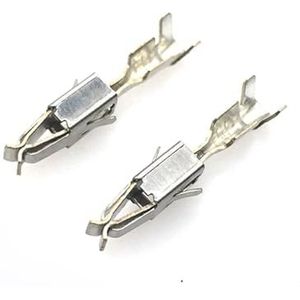 XIOKLM 50 Stuks Auto Splices Wire Crimp Terminal Elektrische Connectoren Vrouwelijke Pins Niet-geïsoleerde G126 929939-3 964286-1(100 Pcs)