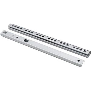 Ladegeleiders 1 paar 8""-16"" ladeglijbaan 17 mm breed twee-sectie ultrasmalle Mmini balglijbaan stalen kast twee weg chute rail (maat: 11 inch-278 mm)