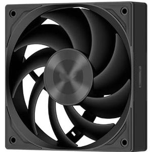 CPU-koeler, koelventilator 4-pins PWM voor F5R120 120 * 120 * 25mm DC12V(Black)