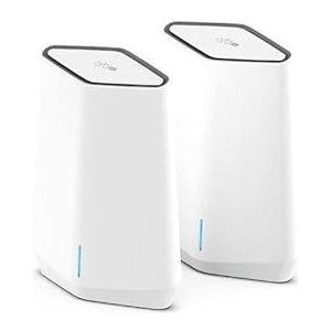 NETGEAR SXK50 Orbi Pro WiFi 6 AX5400 WLAN-mesh-systeem (tri-band router met satelliet tot 5,4 Gbit/s, voor kantoor of thuis, afdekking voor maximaal 350 m² en 75 apparaten, VLAN, QoS)