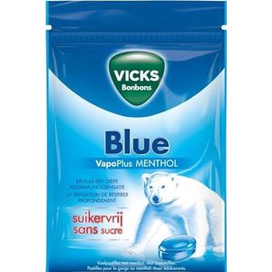 Vicks | Blue | Suikervrij | 20 stuks
