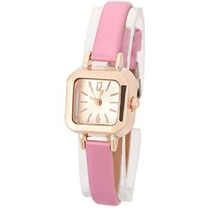Polshorloge, modieus horloge voor vrienden voor cadeau voor vrouwen voor meisjes(roze)