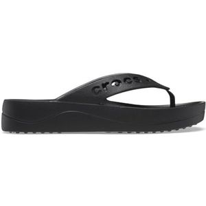 Crocs - Baya Platform - Teenslippers - Zwart - 3,1 cm Hoogte