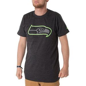 New Era Seattle Seahawks T-shirt Two Tone Pop Tee, grijs, L