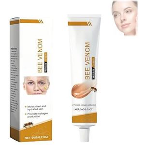 New Bijengift Anti-rimpel crème - Bee Venom anti-aging crème voor vrouwen, vochtinbrengende crème voor gezicht en hals, huidverstevigingscrème & rimpelverwijderingscrème voor alle huidtypes (1)