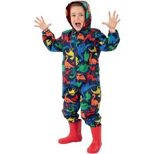 Harry Bear Jongens Regenpak, Dinosaur Kinder Regenpak, Dino Jongens Regenjas, Kinder Regenjas, Blauw 86
