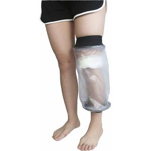 Waterdichte knie gegoten hoes voor douche, bad-herbruikbare knie waterdichte beschermer houden gegoten en verband droog. - Volwassen knie-40cm