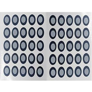 3D-scanner Sticking Points Tracking Dots for 3D-scannen, for 3D-scannen en optische tracking Voor snelle identificatie(Ord inner 6 outer 10(1000))