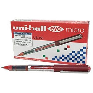 Uni-Ball UB-150 Eye Micro rollerball rood, 12 stuks