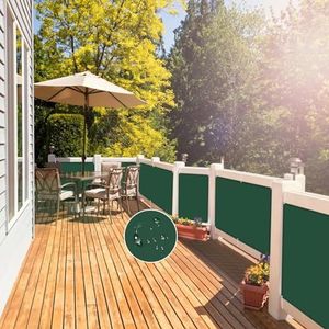 NAKAGSHI Zonnezeil, donkergroen, 2 x 2 m, zonnezeil, rechthoekig, waterdicht, uv-bescherming 95%, geschikt voor tuin, outdoor, terras, balkon (gepersonaliseerd)