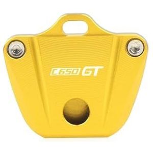 Compatibel met C650GT C600 Motorfiets CNC Sleutelhoes Shell Sleutels Bescherming Sleutelhanger Sleutelhoes(Gold-C650GT)