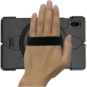 Case Geschikt for Lenovo Legion Y700 TB-9707F TB-9707N 8.8 ""Silicon Zachte Beschermende Etui Shell 2022 Tablet Case Kids cover(Color:Black)