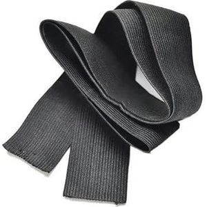 5Yards elastische band naaien kleding broek stretch riem kledingstuk DIY stof tailleband accessoires wit zwart 3,0 mm-50 mm-35 mm zwart