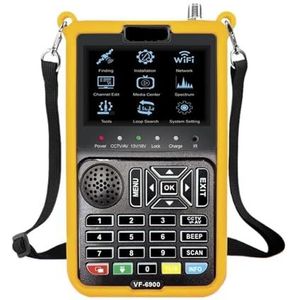 TV-signaalmeter, VF-6900 Satelliet TV-ontvanger DVB-S2 CCTV AHD & TVI & CVI HD Camera Display Sat finder H.264 Satelliet TV Finder Meter