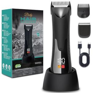 tondeuse voor mannen, lichaamshaarscheermes voor privé- en schaamhaar