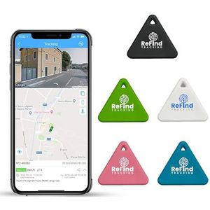 ReFind R3 Slimme Tracker voor Android en iPhone. Mini GPS Tag Bluetooth 5.0 Sleutelzoeker. Samsung Air Tracker alternatief voor sleutels, huisdieren, portemonnees en bagage (Blauw)