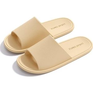 Dia's, Unisex opvouwbare EVA badslippers for thuis en op reis - lichtgewicht comfort,voor dames en heren(Yellow,40 EU)