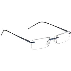 Randloze leesbril Clarity – Een waar sieraad met premium glazen incl. blauwfilter (Blauw, +2,50 dpt)