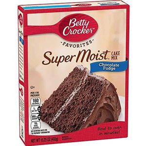 Betty Crocker Super Moist Chocolate Fudge Cake Mix - 15.25oz