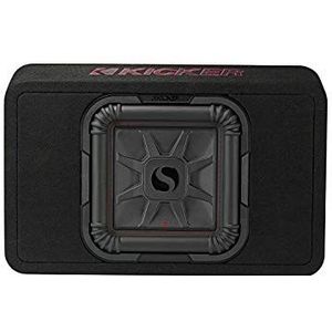 KICKER 46TL7T102 TL7T 10"" (25cm) Solo-Baric Subwoofer in Thin Profile Enclosure, 2-Ohm, 500 Watt