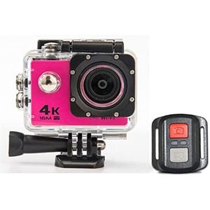 Actiecamera, Sport DV4K Waterdichte camera 2.4G Afstandsbediening WIFI onderwatercamera Hd Outdoor videorecorder(Pink)