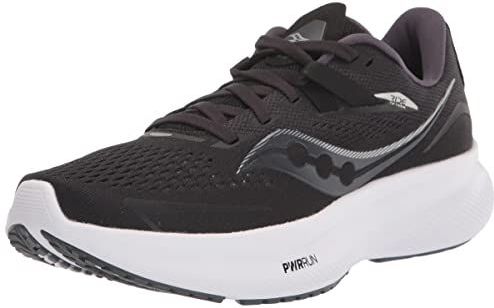 Saucony Ride 15 wandelschoenen voor dames, Zwart Wit, 40 EU