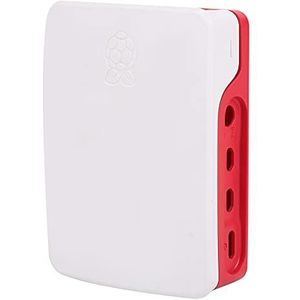 Boîtier ABS officiel Coque de protection 9,5 x 7 x 2,6 cm(blanc rouge)