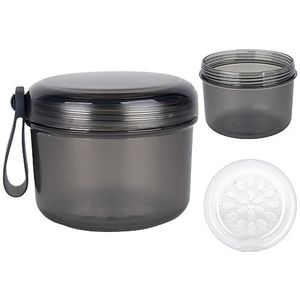 DIDATOOL Kunstgebitskoffer, kunstgebitskop, kunstgebitskop, grote capaciteit, draagbare opslag voor alle soorten kunstgebitten, orthodontische apparaten, perfect voor reizen en dagelijks gebruik