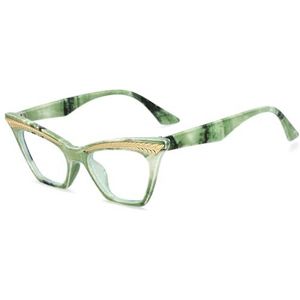 Nepbrillen, Cat's Eye Brilmonturen Multicolor(Light Green)